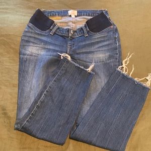 J.Crew maternity side panel jeans